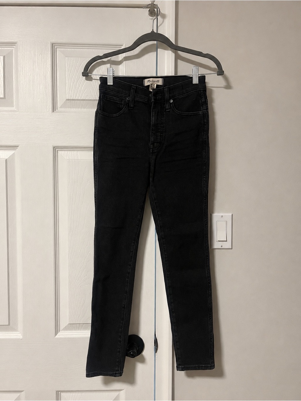 Madewell Black Skinny High-Rise Stretch Jeans